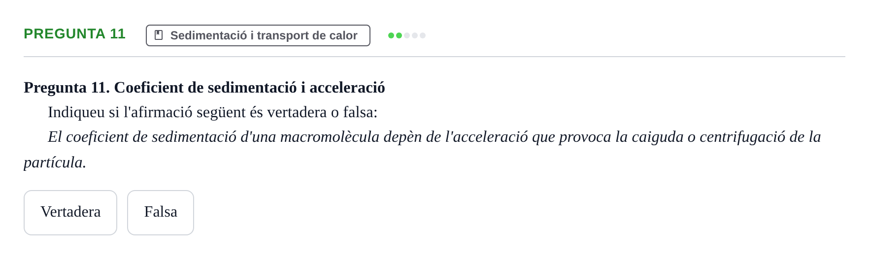 Enunciado: Pregunta 11
