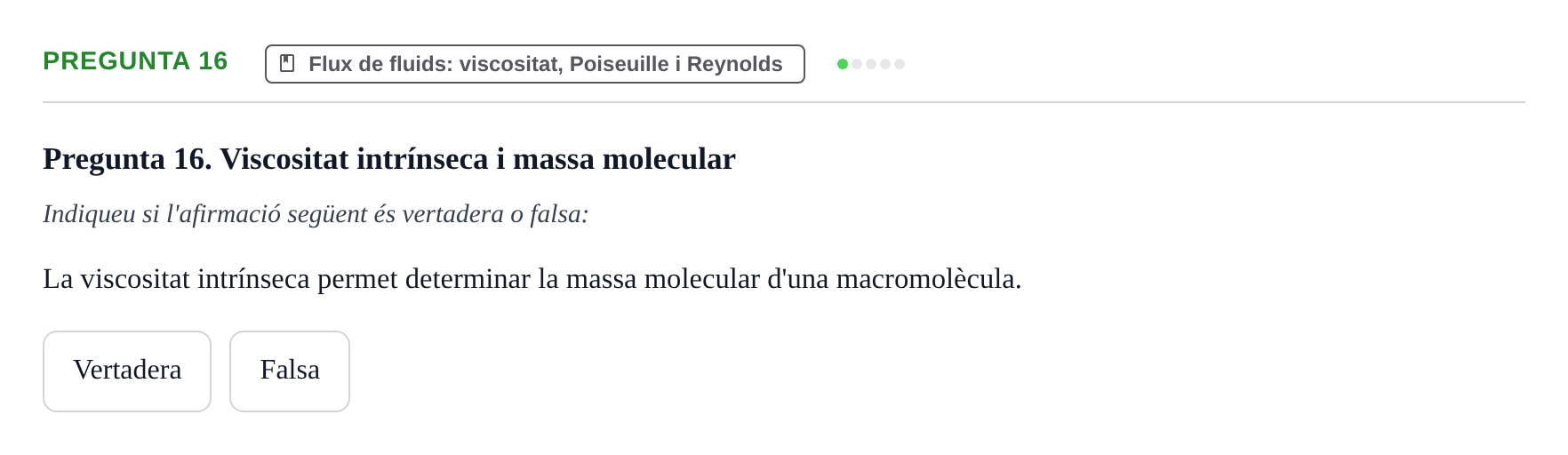 Enunciado: Pregunta 16