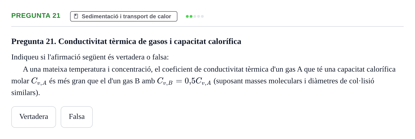 Enunciado: Pregunta 21