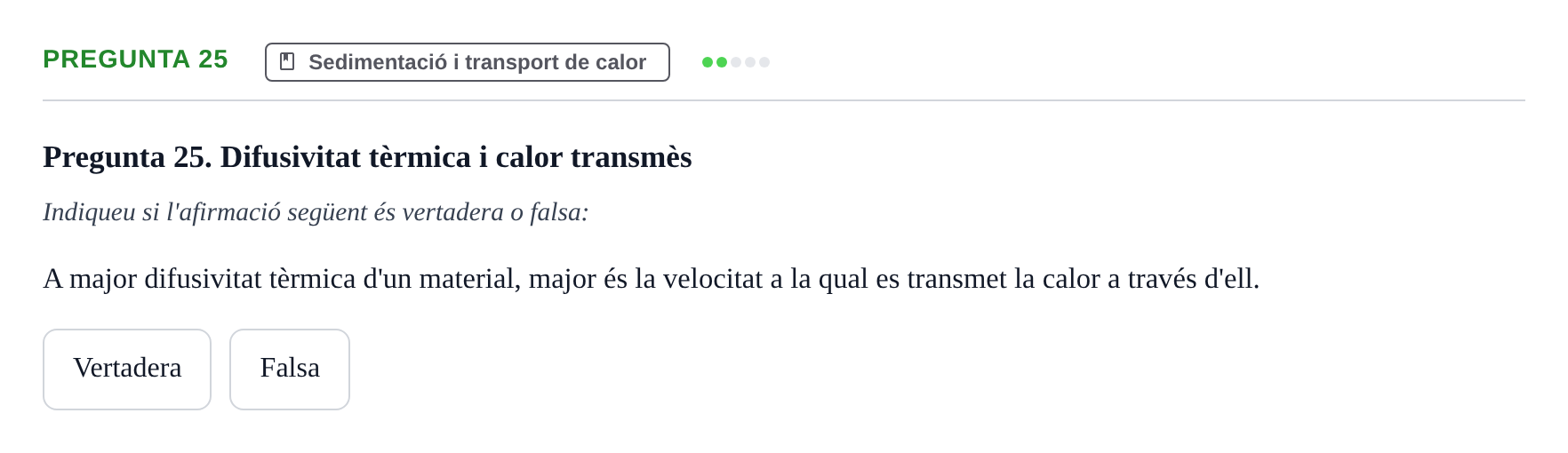 Enunciado: Pregunta 25