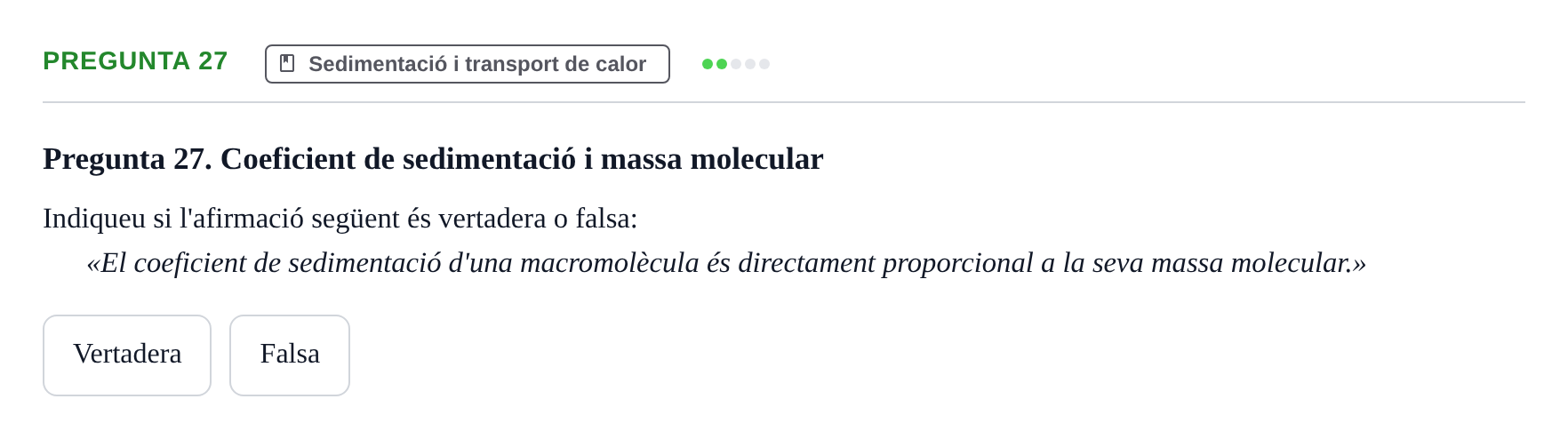 Enunciado: Pregunta 27