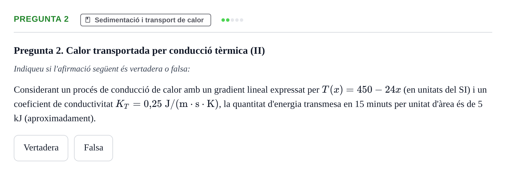 Enunciado: Pregunta 2