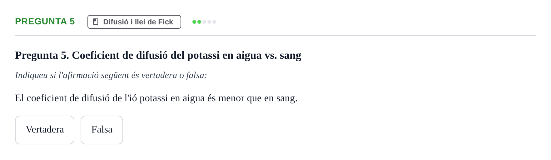 Enunciado: Pregunta 5