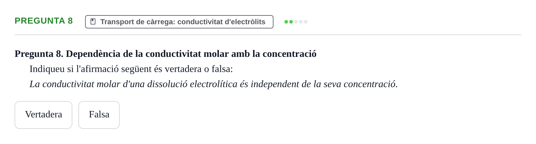 Enunciado: Pregunta 8