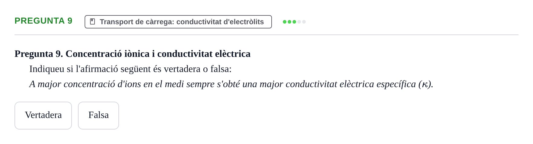 Enunciado: Pregunta 9