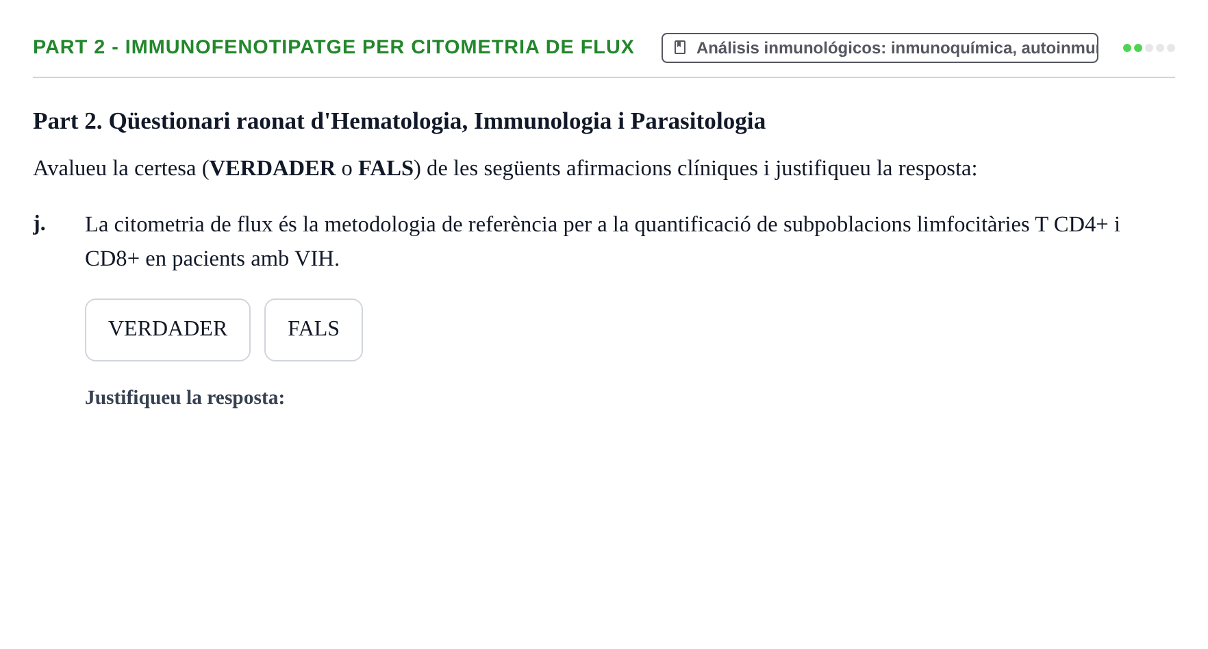Enunciado: Part 2 - Immunofenotipatge per citometria de flux