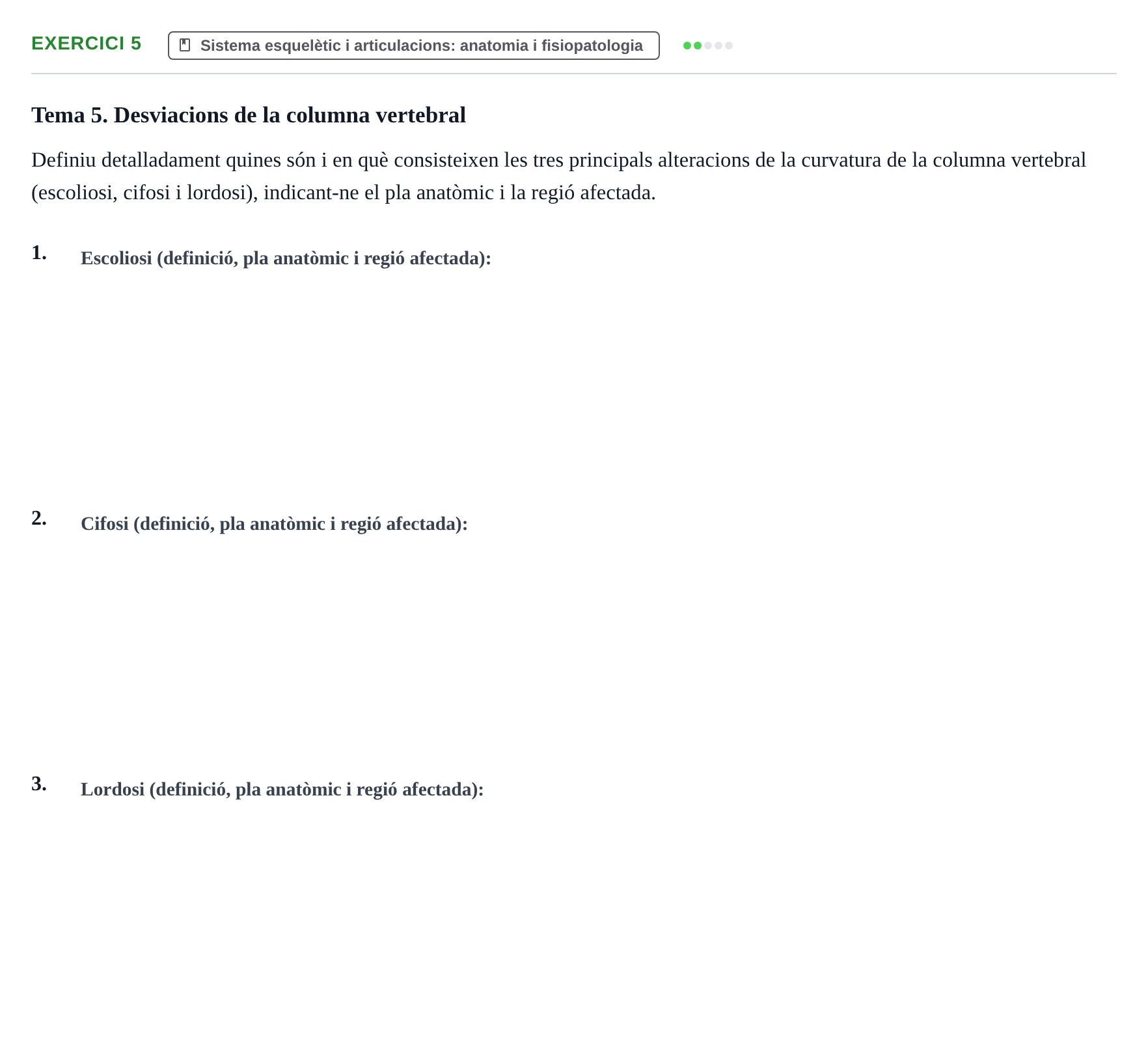 Enunciado: 5