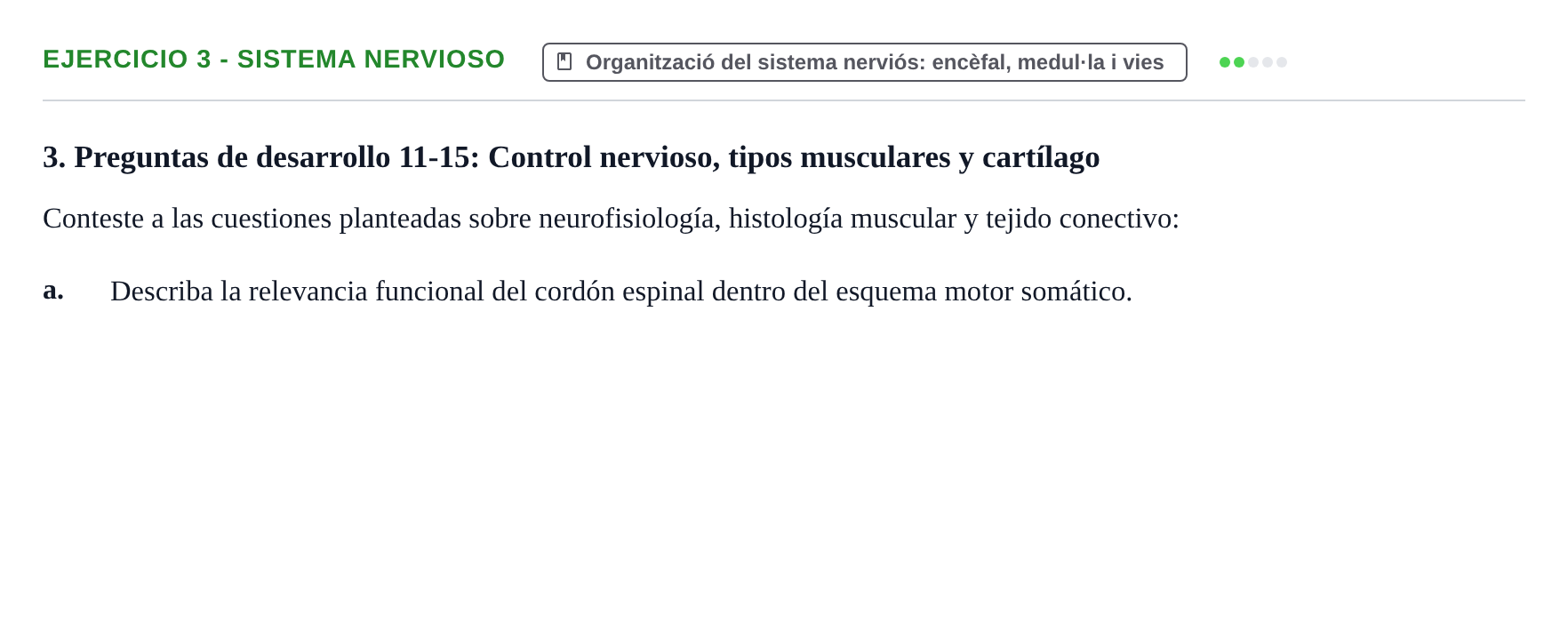 Enunciado: 3 - Sistema nervioso