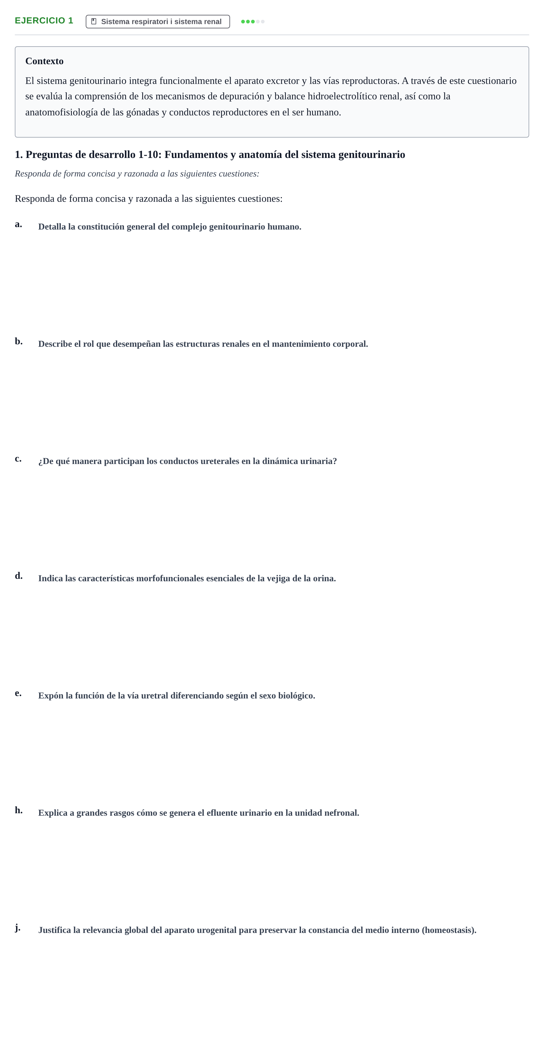 Enunciado: 1 - Sistema respiratori i sistema renal
