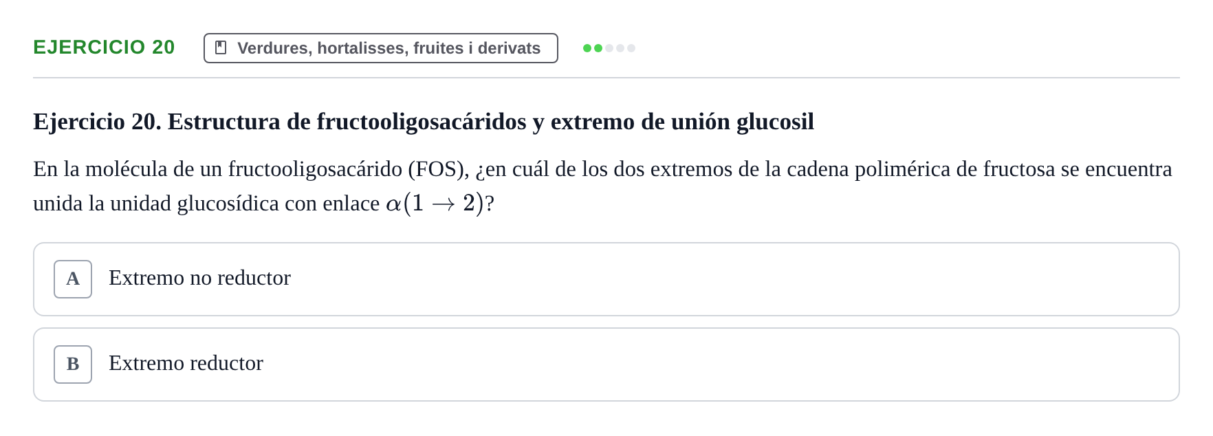 Enunciado: Ejercicio 20