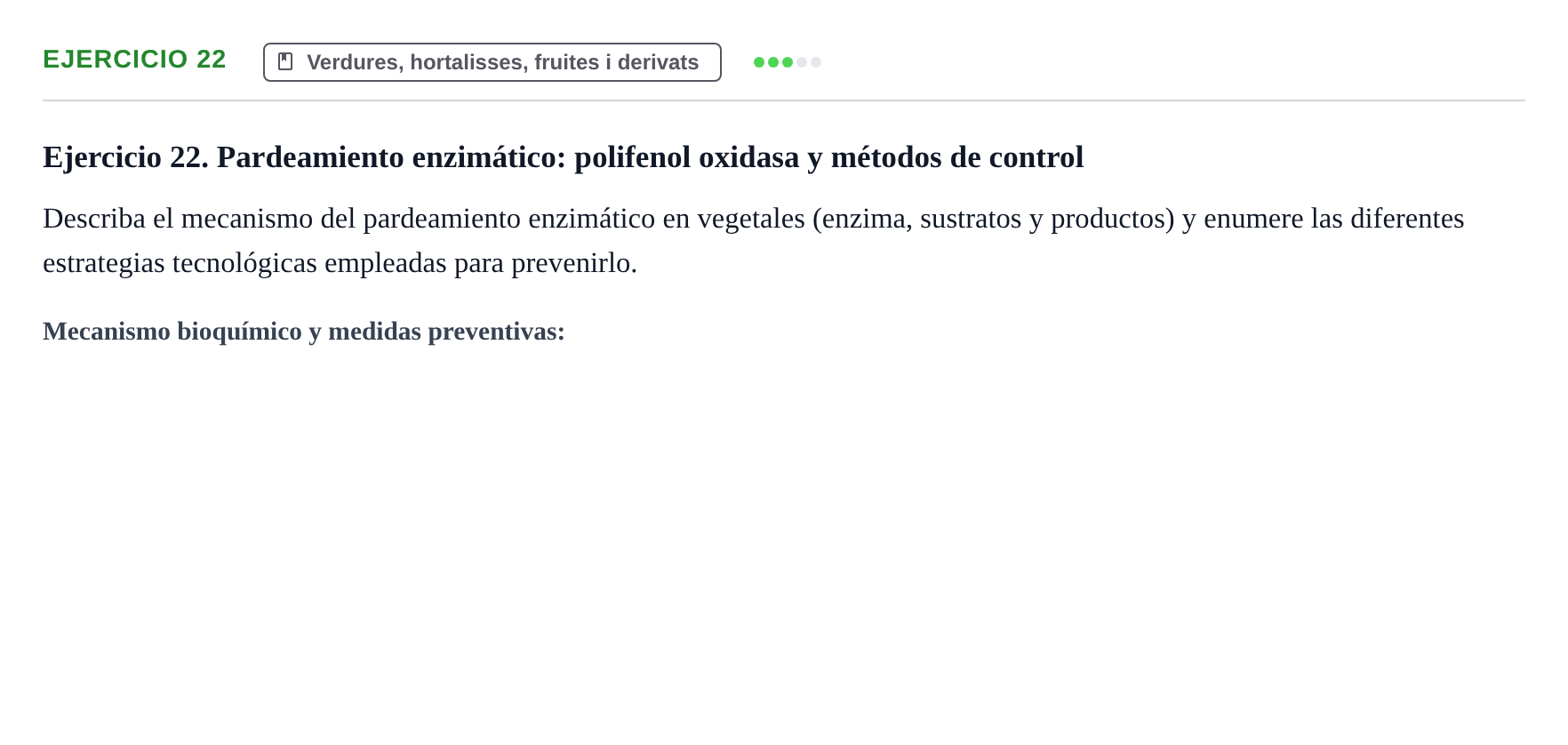 Enunciado: Ejercicio 22