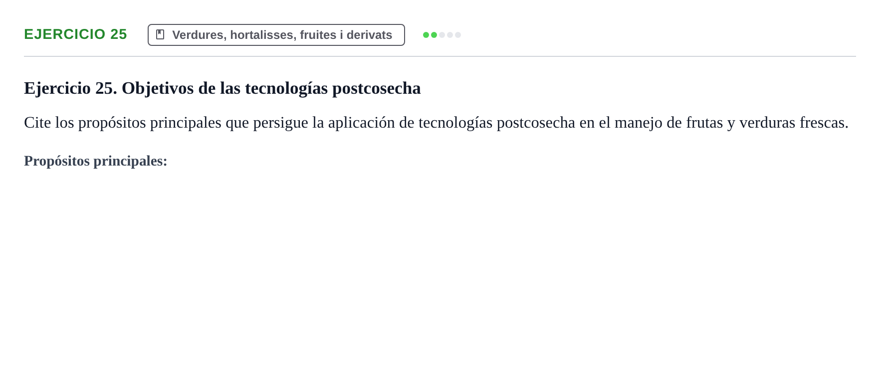 Enunciado: Ejercicio 25