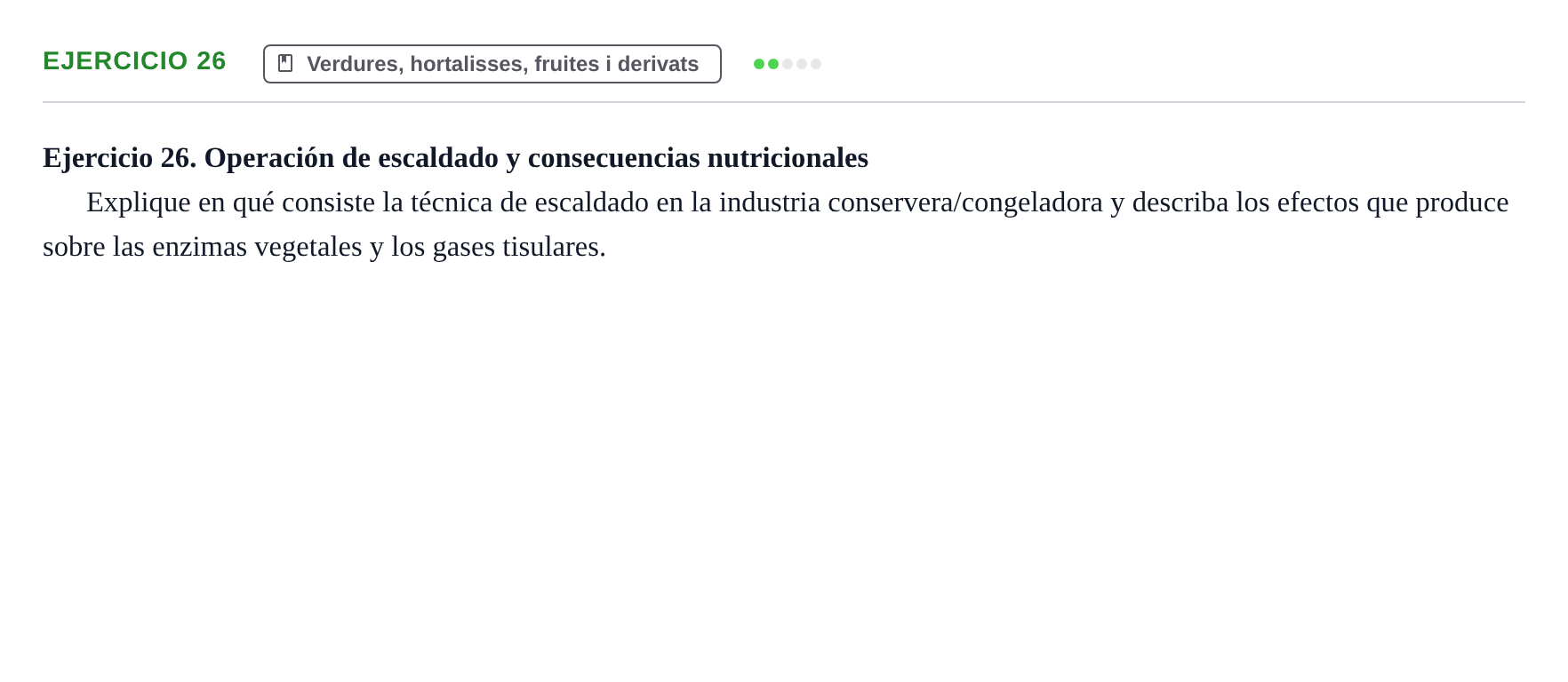 Enunciado: Ejercicio 26
