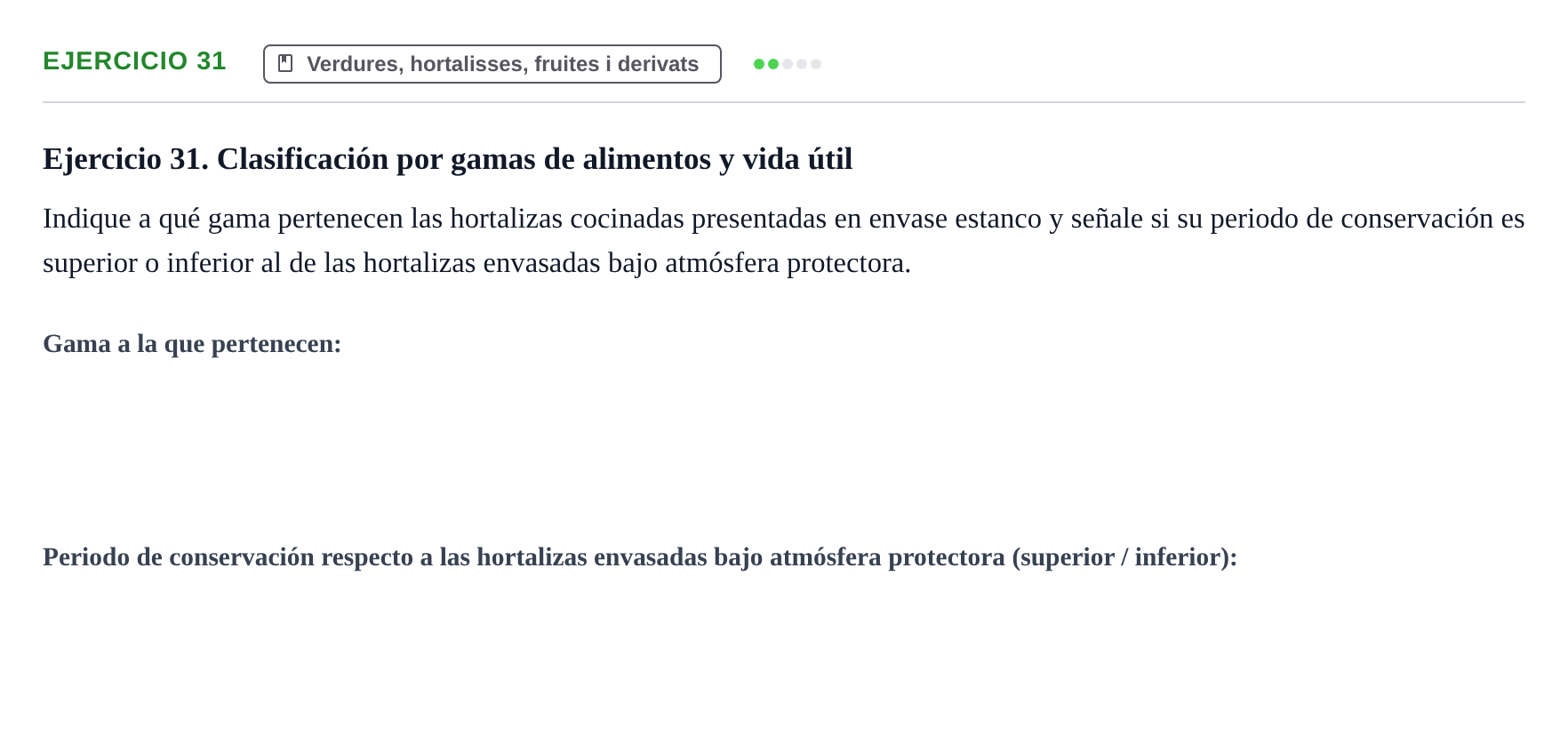 Enunciado: Ejercicio 31