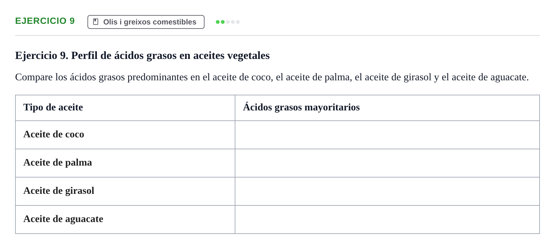 Enunciado: Ejercicio 9