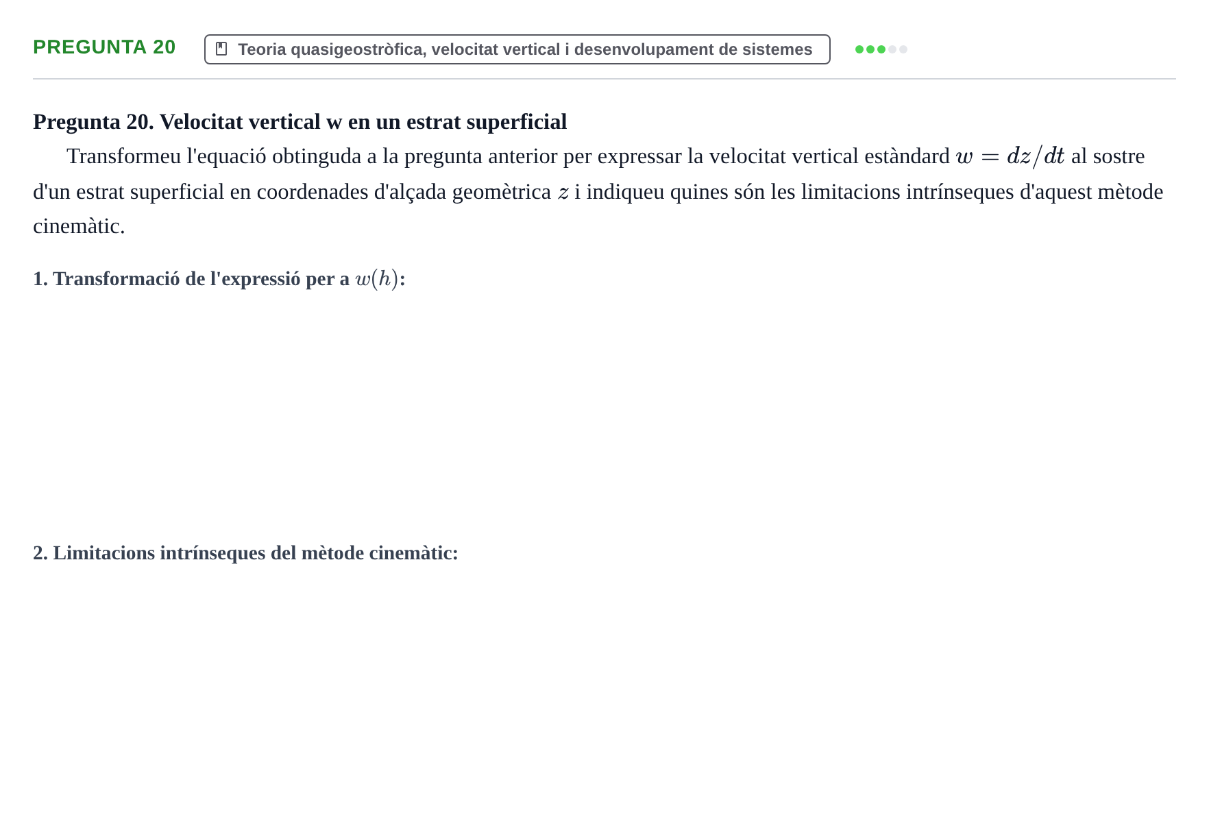 Enunciado: Pregunta 20