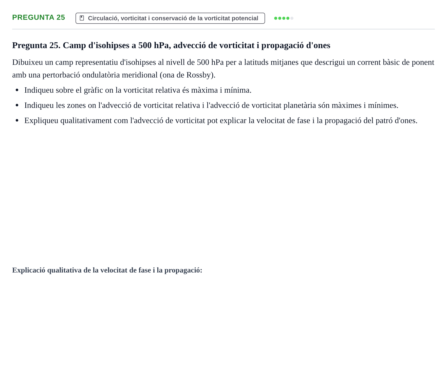 Enunciado: Pregunta 25