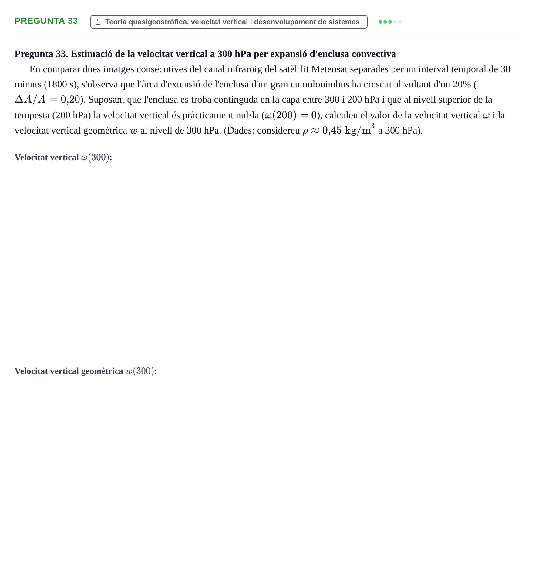 Enunciado: Pregunta 33