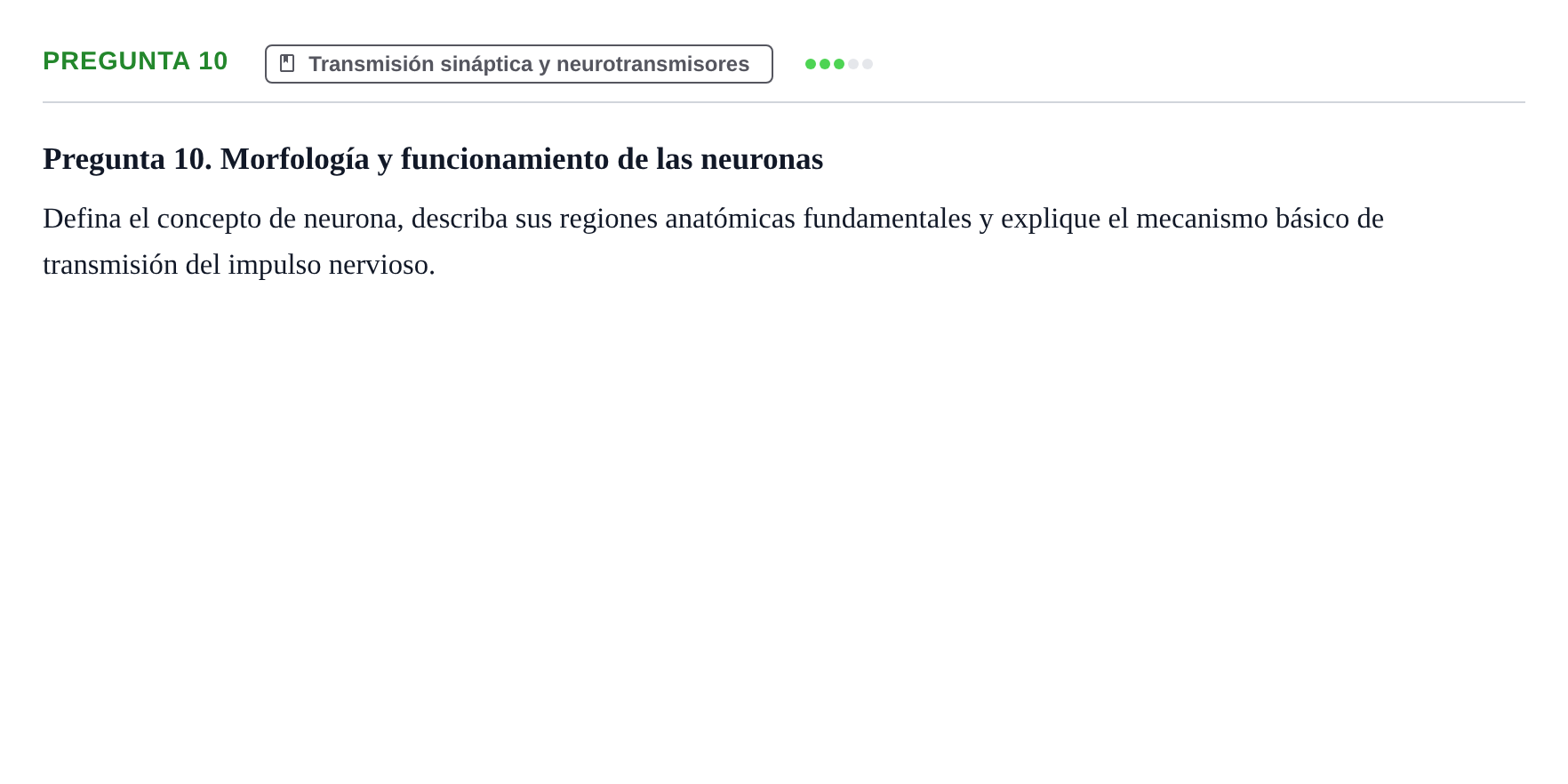 Enunciado: Pregunta 10