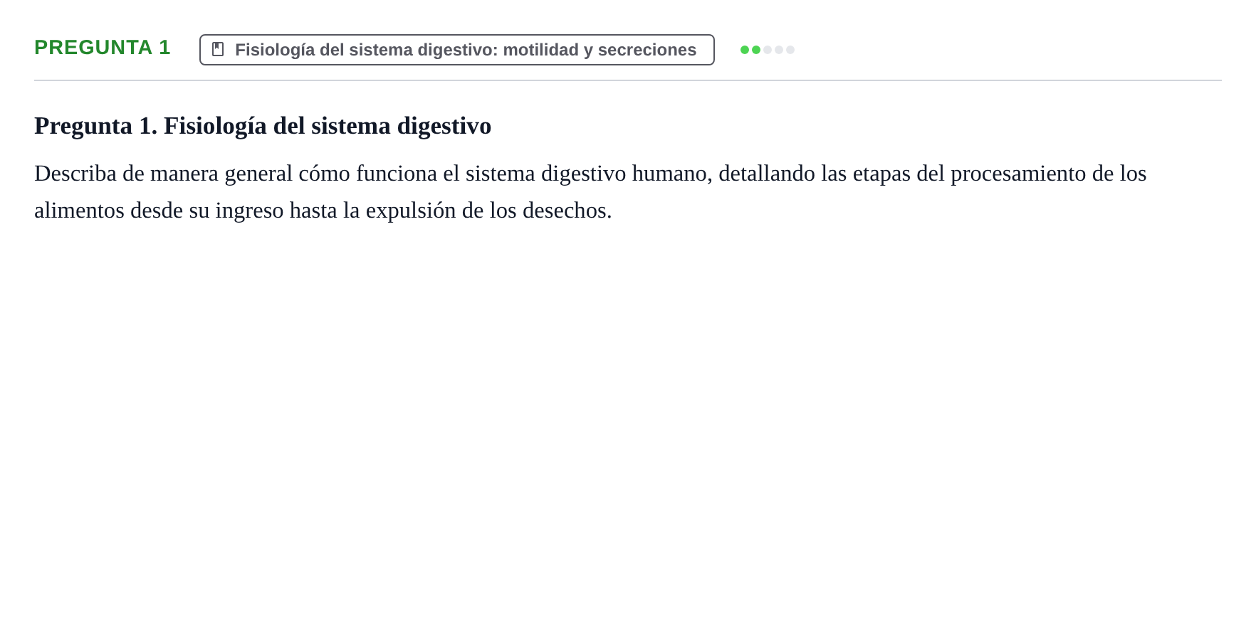 Enunciado: Pregunta 1