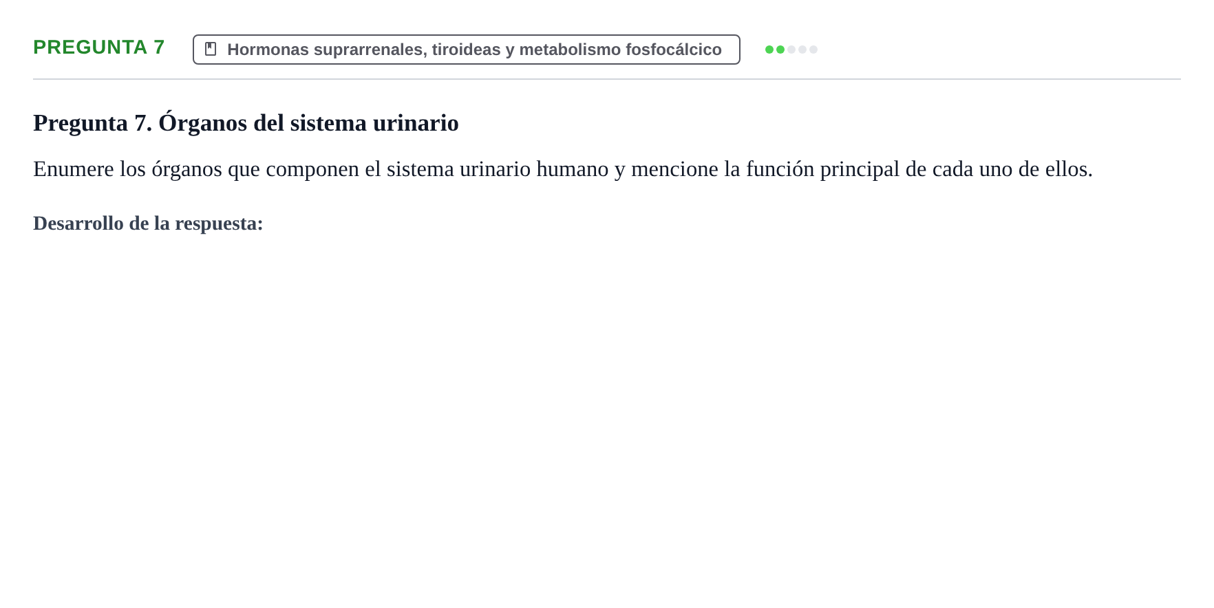 Enunciado: Pregunta 7
