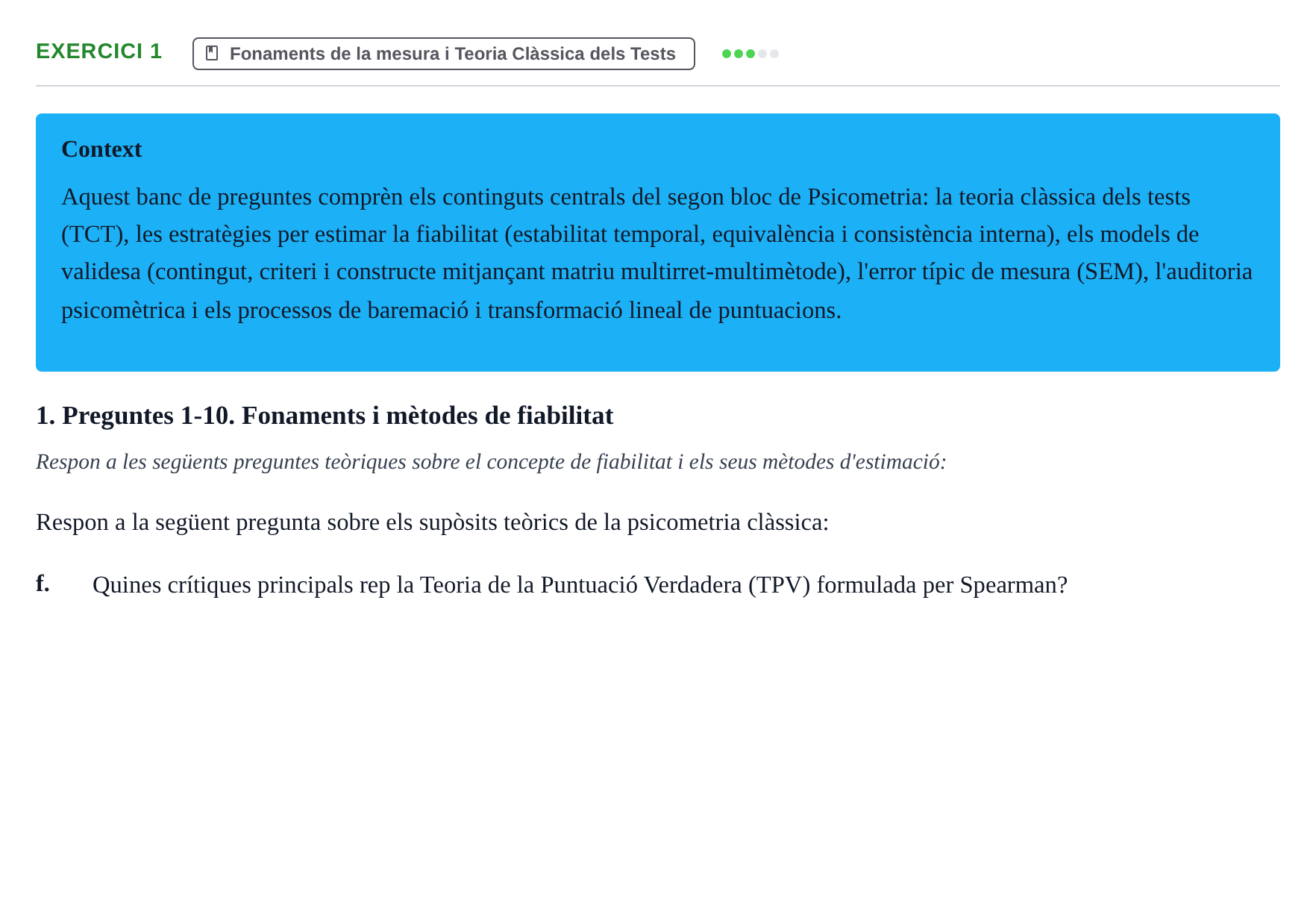 Enunciado: 1 - Fonaments de la mesura i Teoria Clàssica dels…