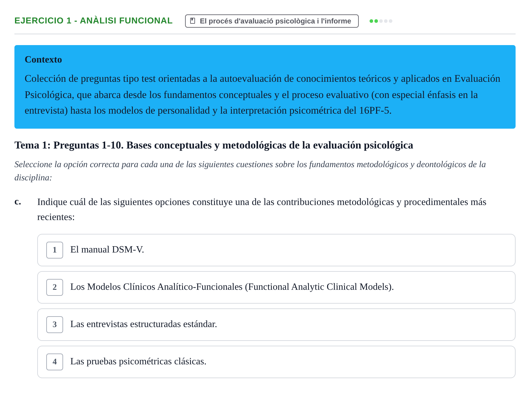 Enunciado: 1 - Anàlisi funcional
