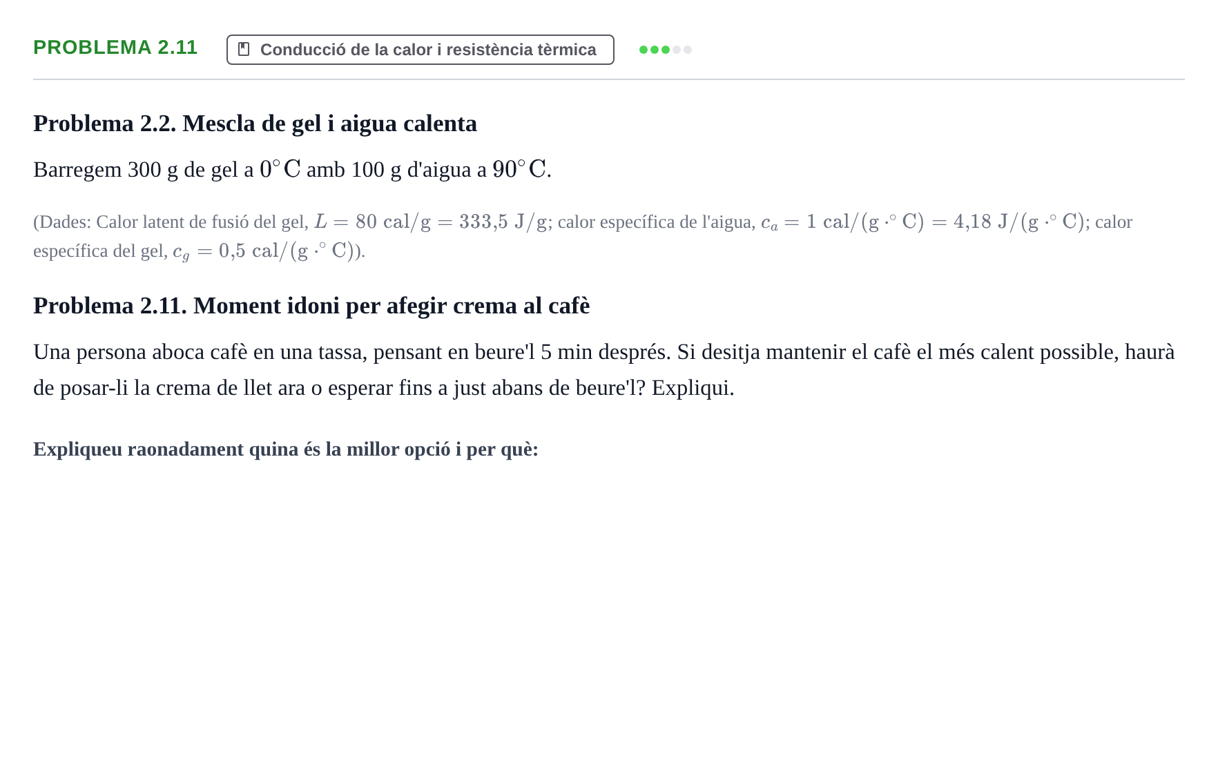 Enunciado: Problema 2.11