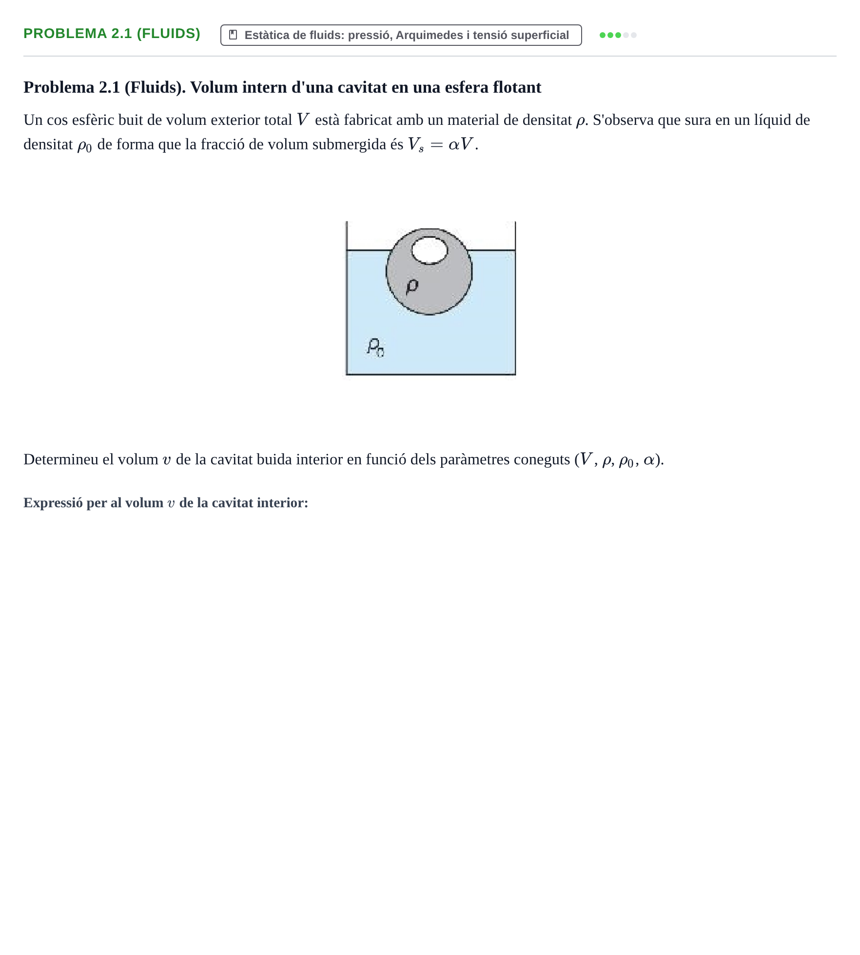 Enunciado: Problema 2.1 (Fluids)