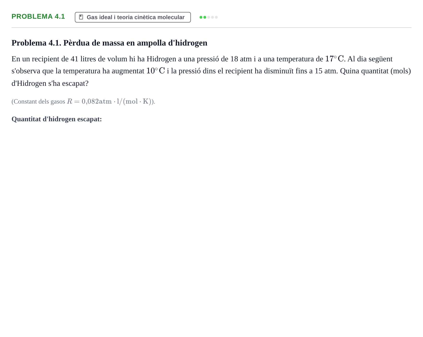 Enunciado: Problema 4.1