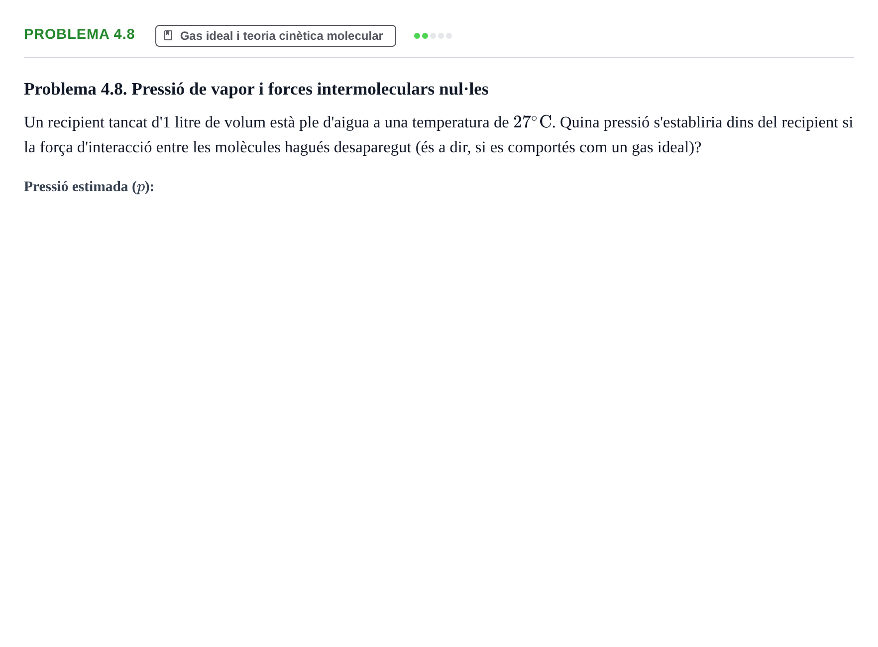 Enunciado: Problema 4.8