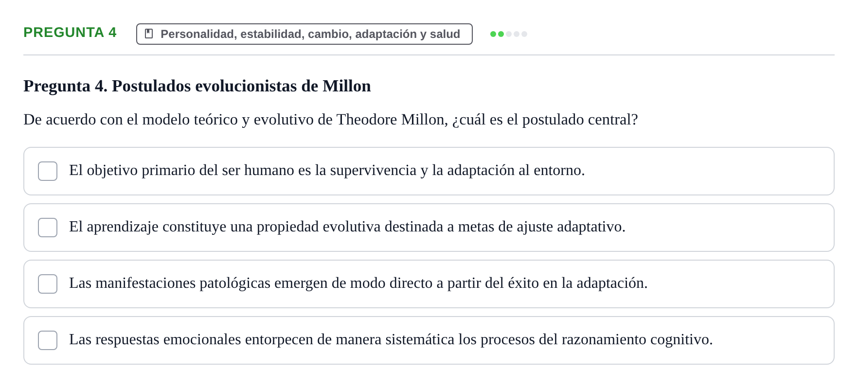 Enunciado: Pregunta 4
