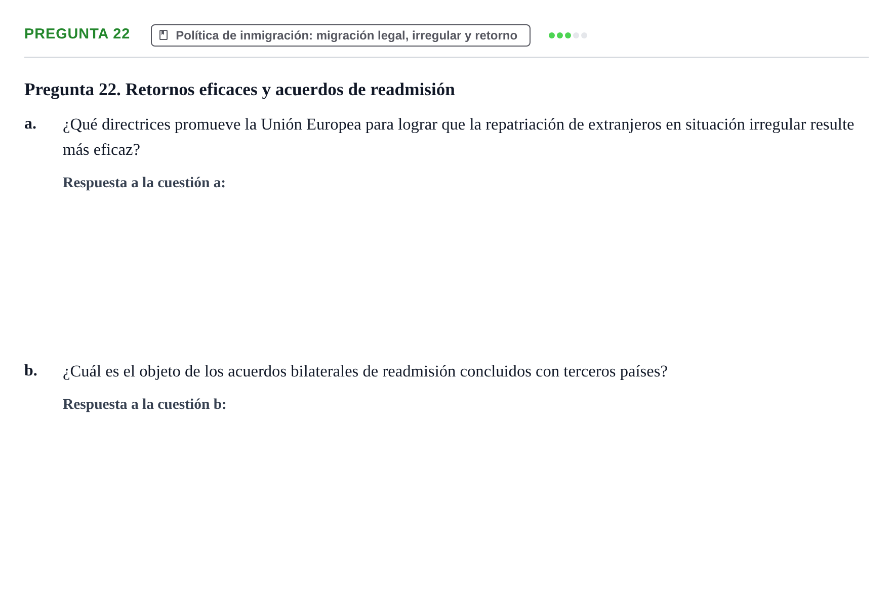 Enunciado: Pregunta 22