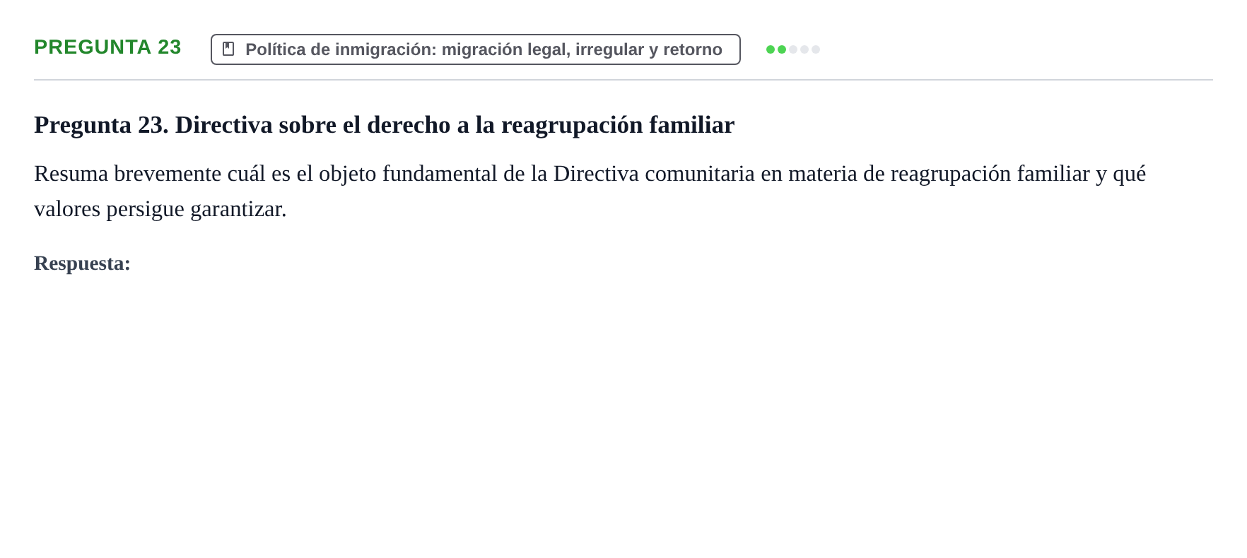 Enunciado: Pregunta 23