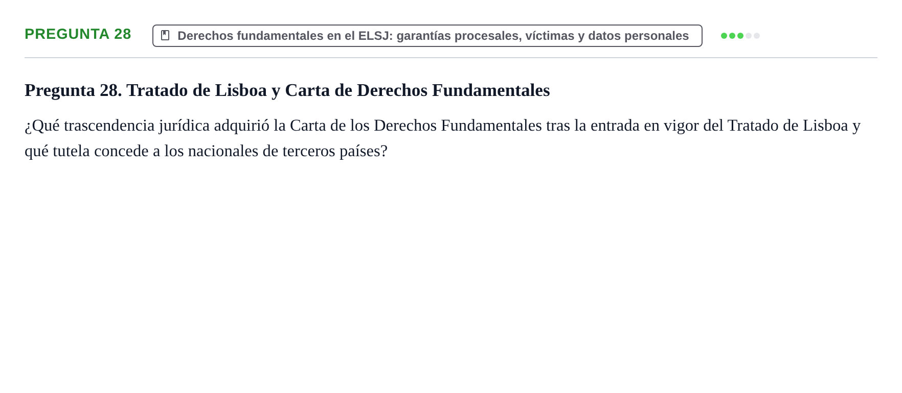 Enunciado: Pregunta 28
