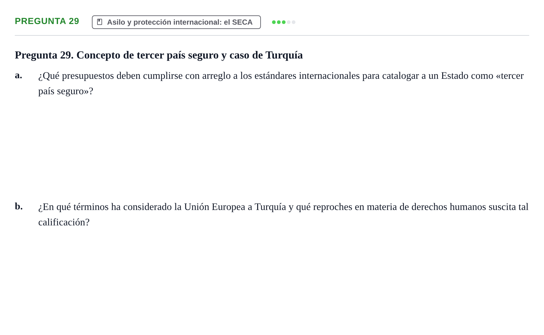 Enunciado: Pregunta 29