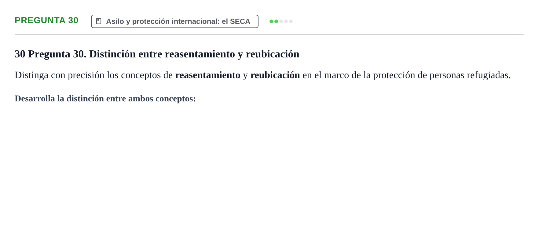Enunciado: Pregunta 30