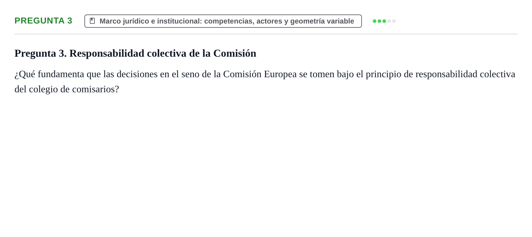 Enunciado: Pregunta 3