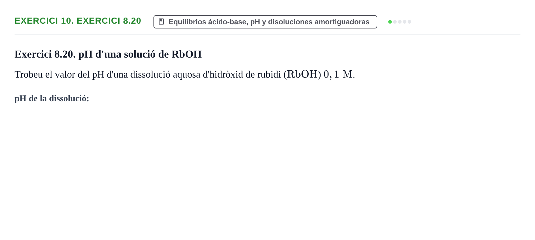 Enunciado: 10. Exercici 8.20