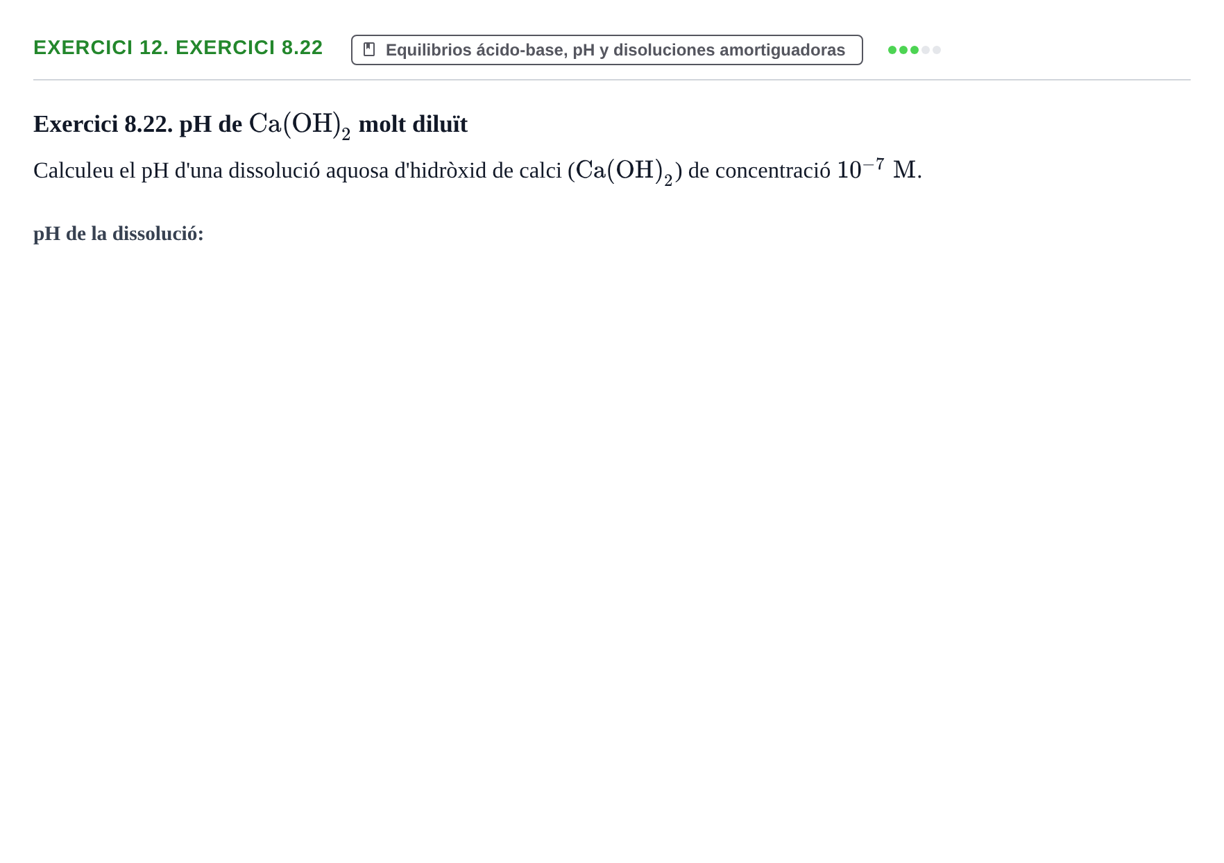 Enunciado: 12. Exercici 8.22