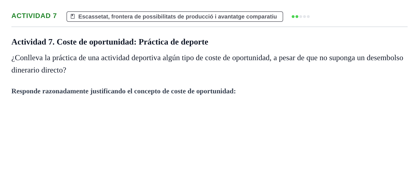 Enunciado: Actividad 7