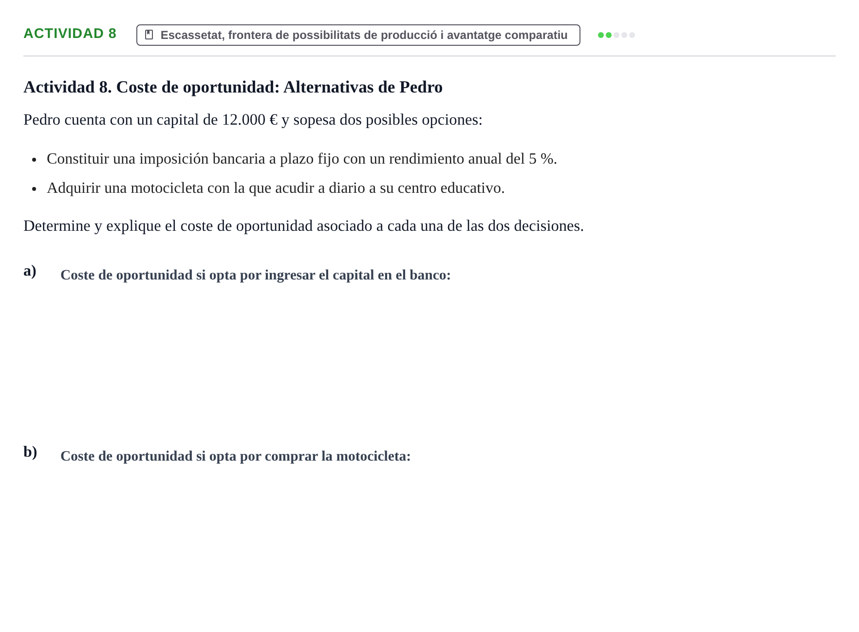 Enunciado: Actividad 8