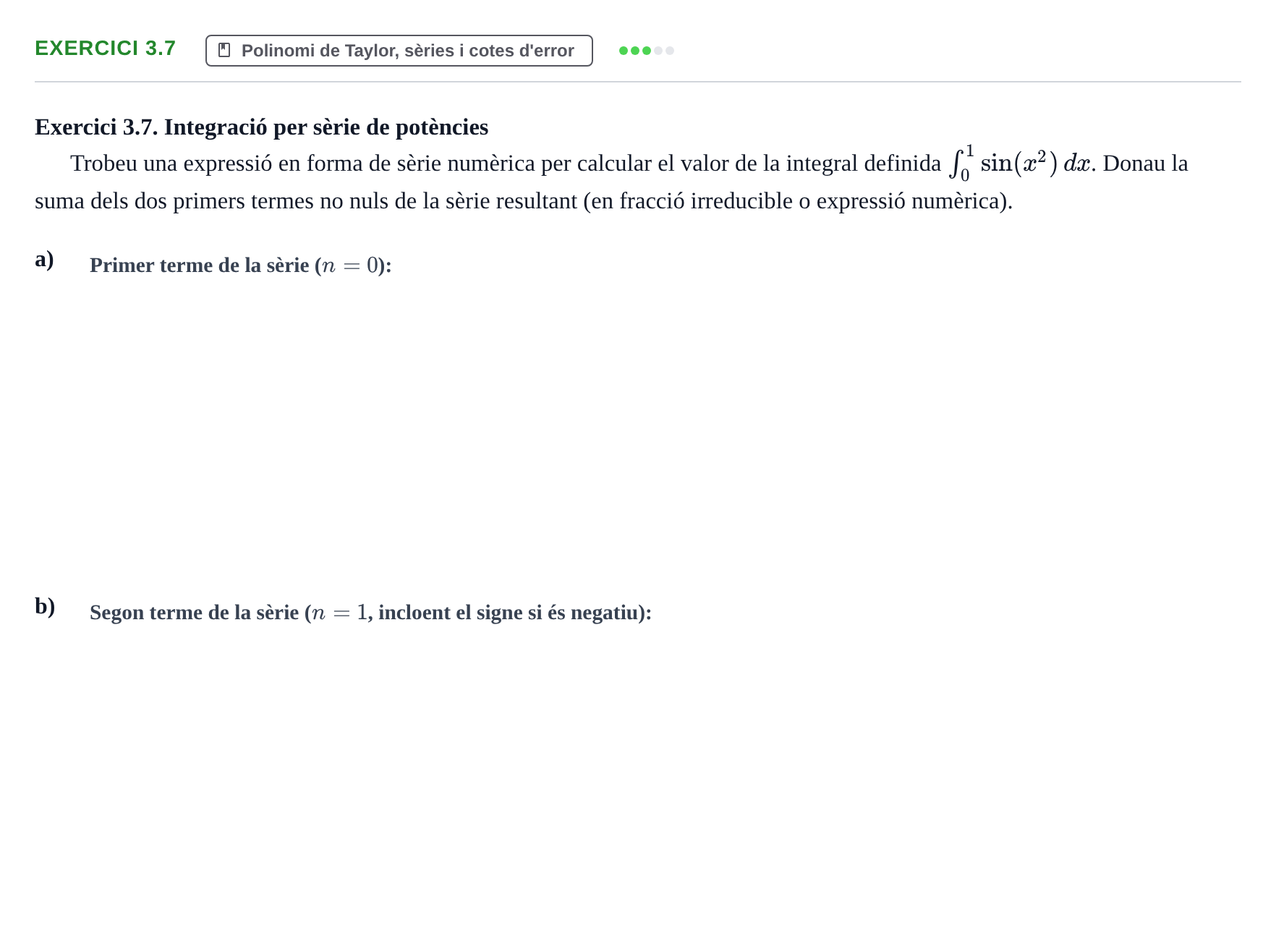 Enunciado: Exercici 3.7