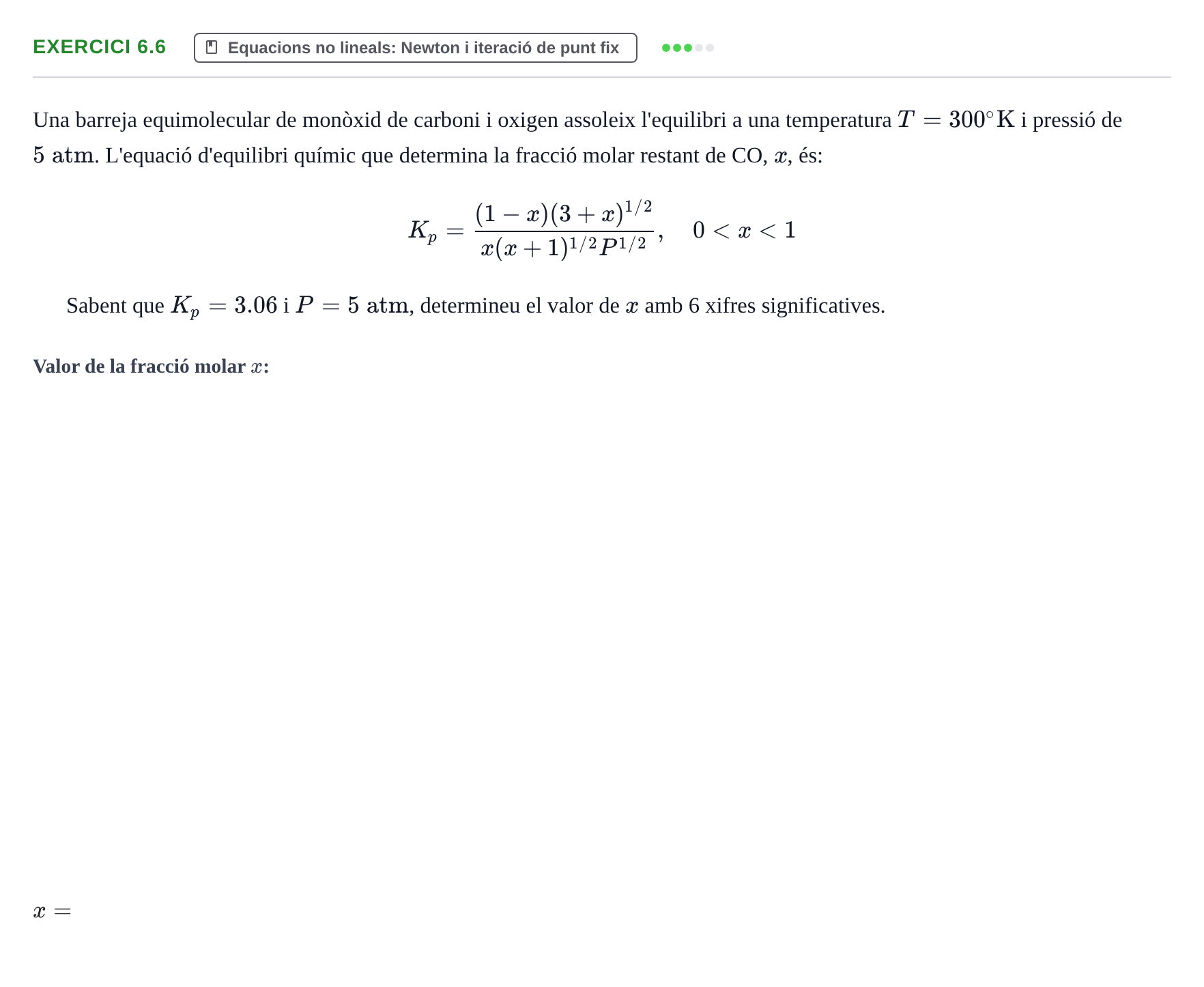 Enunciado: Exercici 6.6