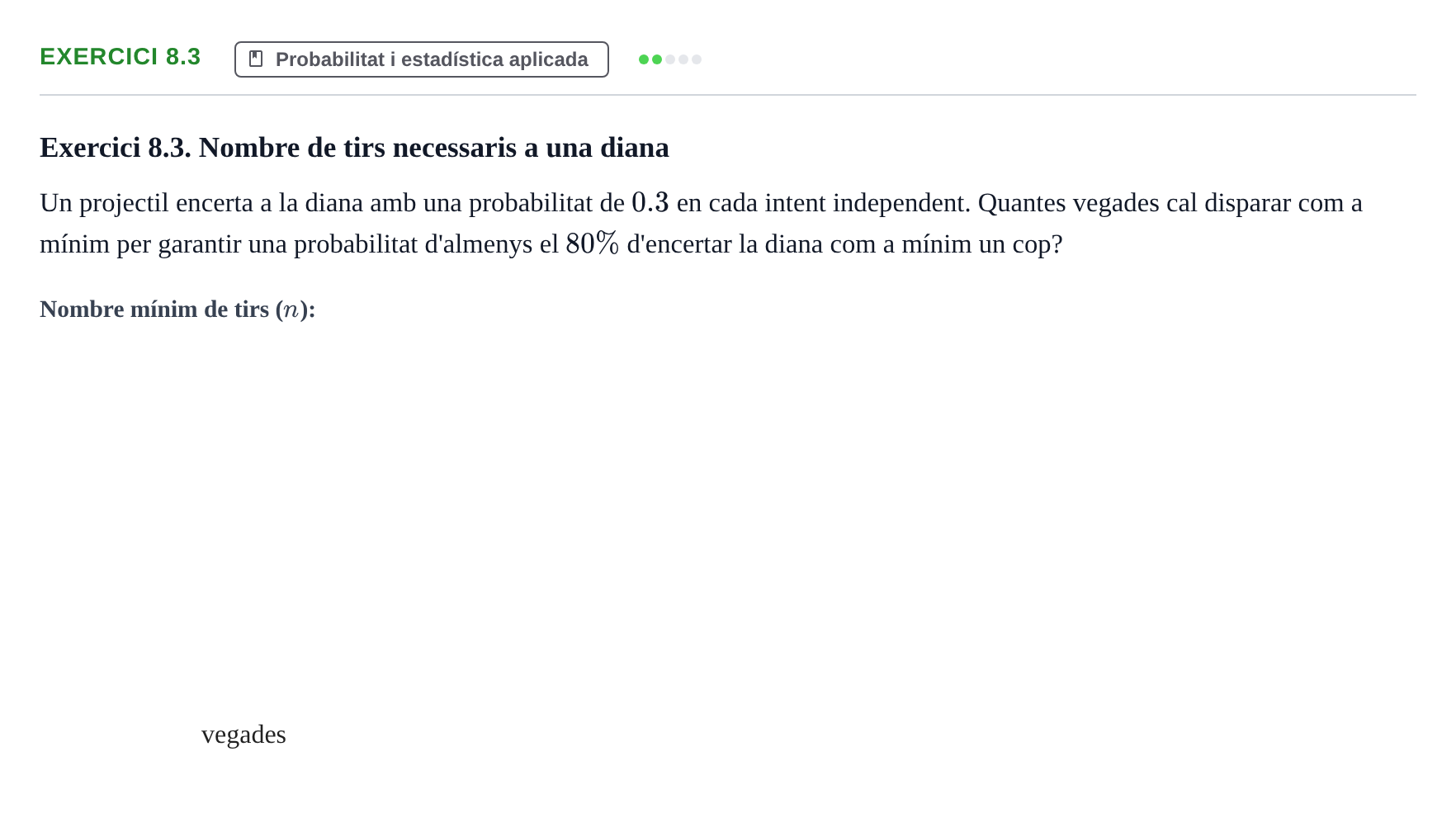 Enunciado: Exercici 8.3
