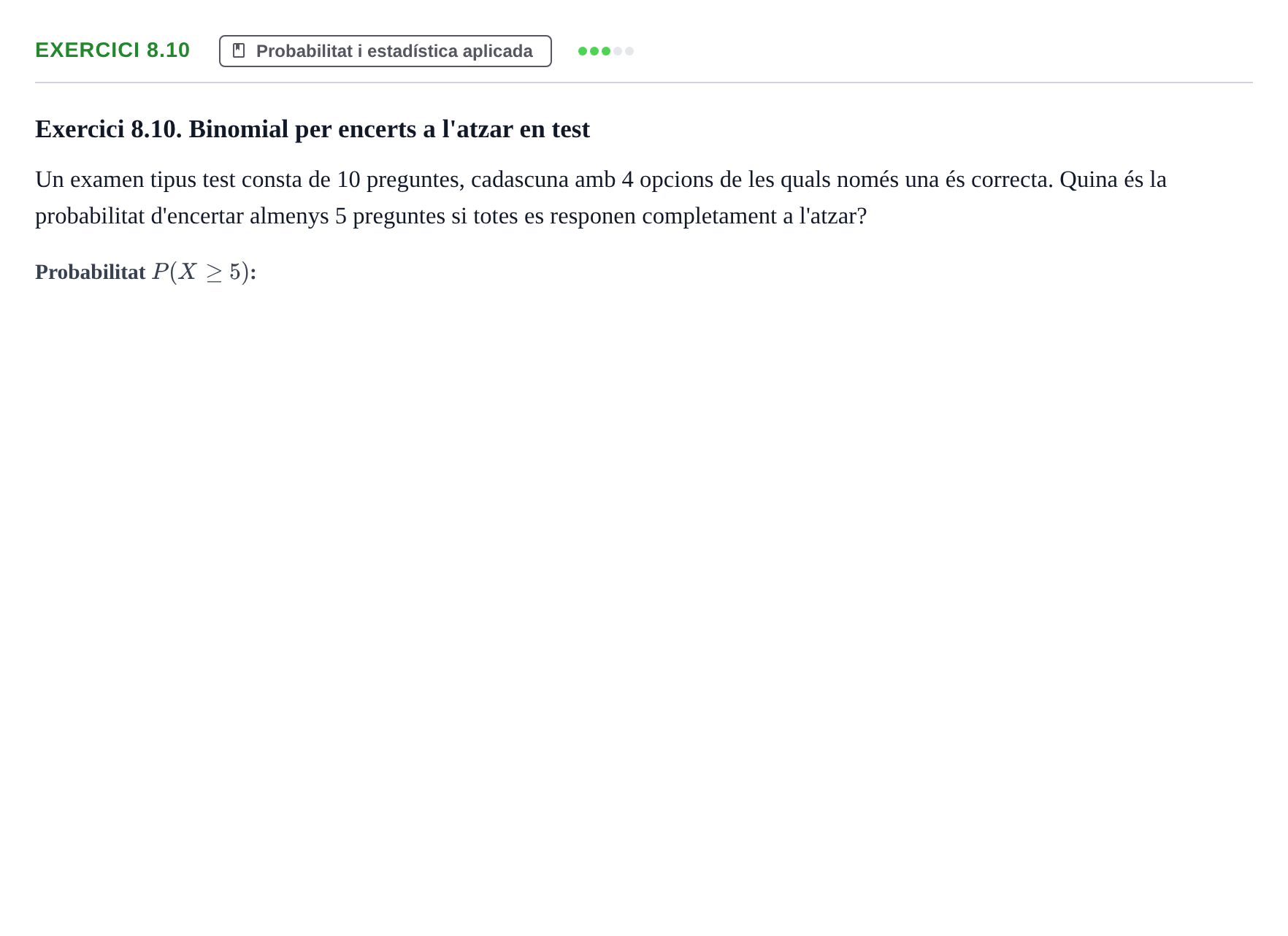 Enunciado: Exercici 8.10