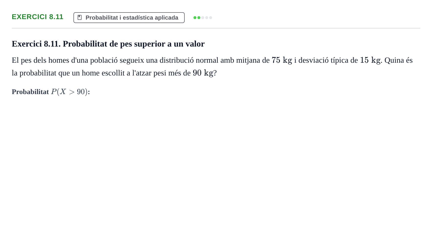 Enunciado: Exercici 8.11