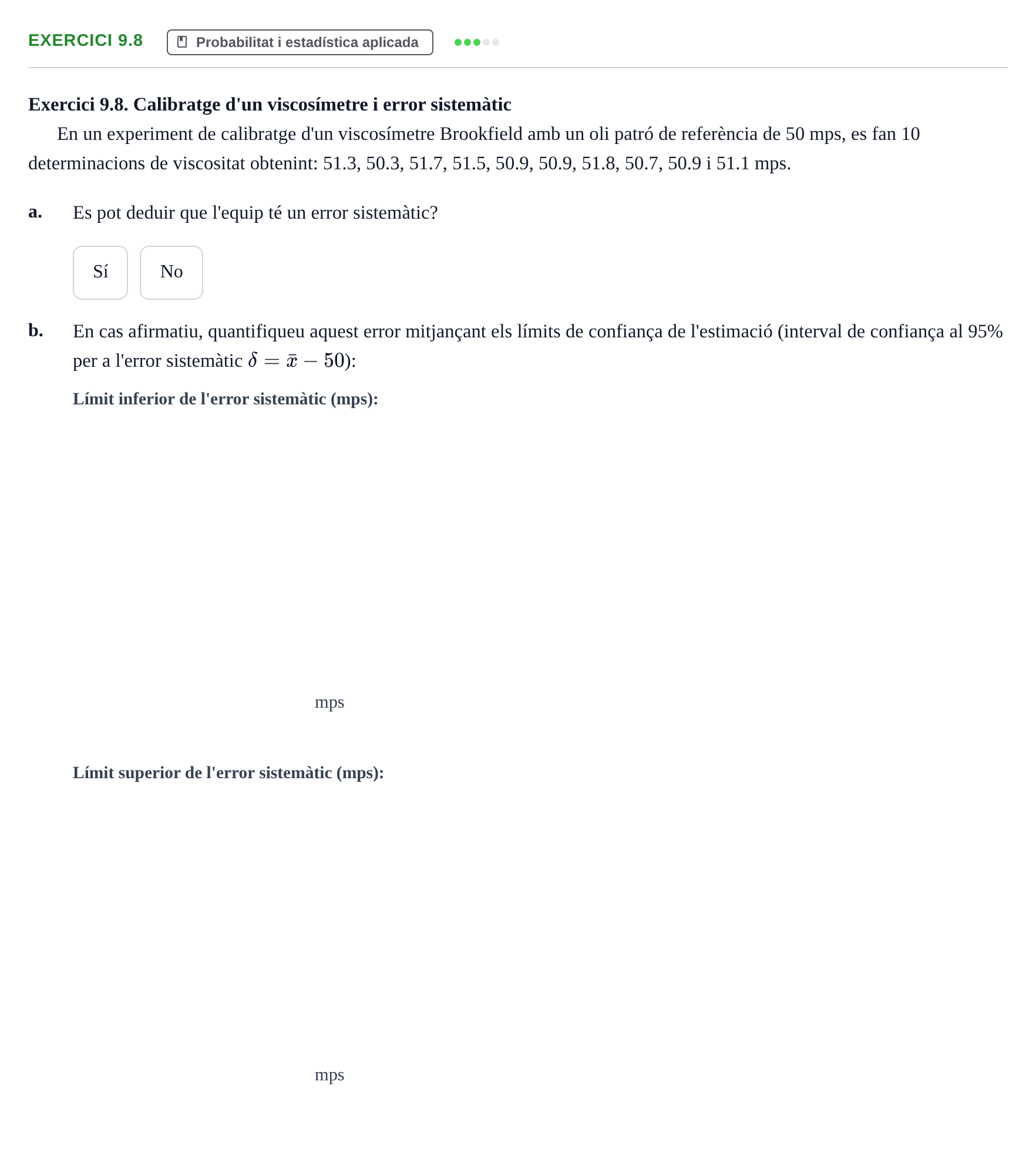 Enunciado: Exercici 9.8