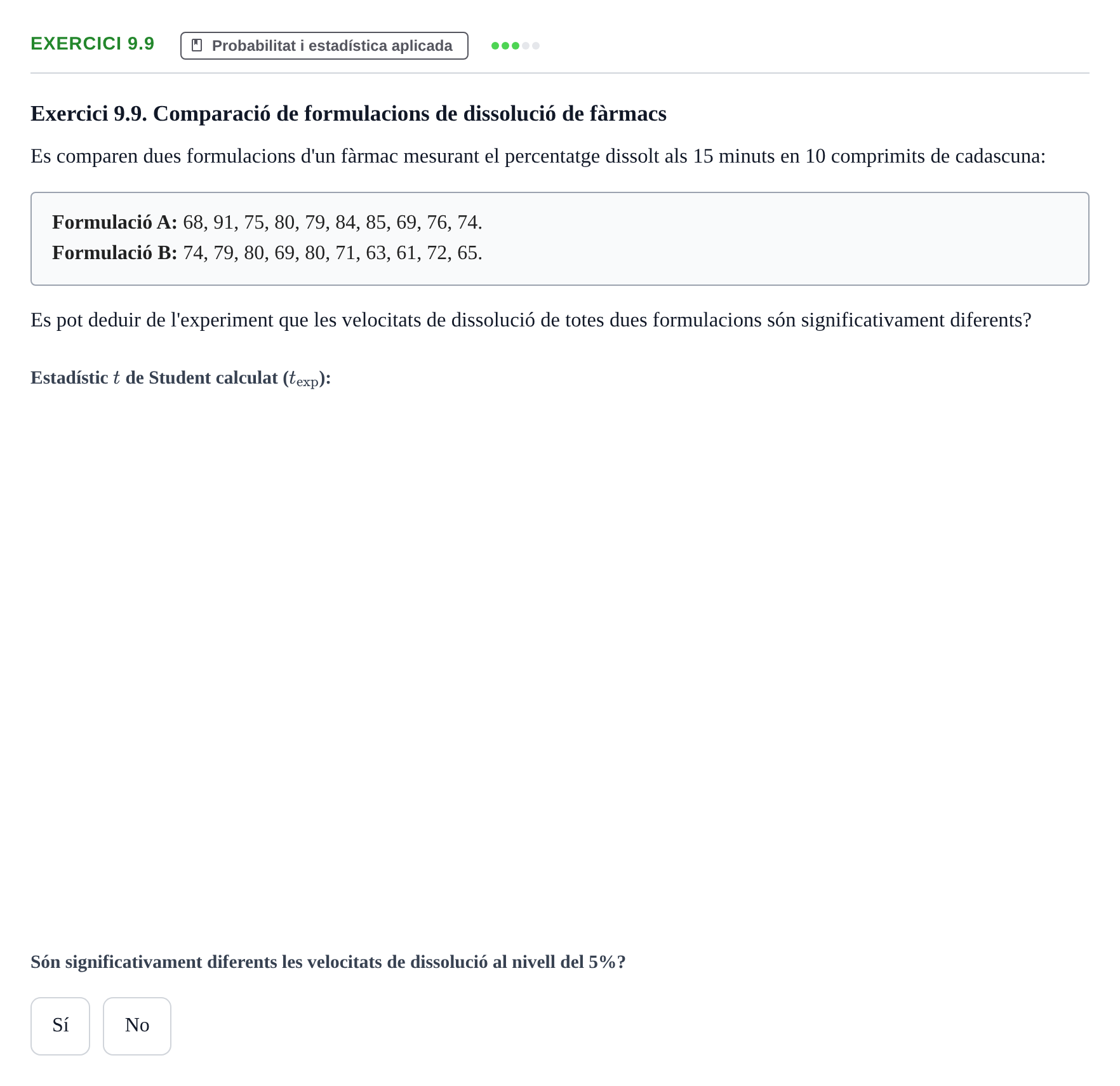 Enunciado: Exercici 9.9