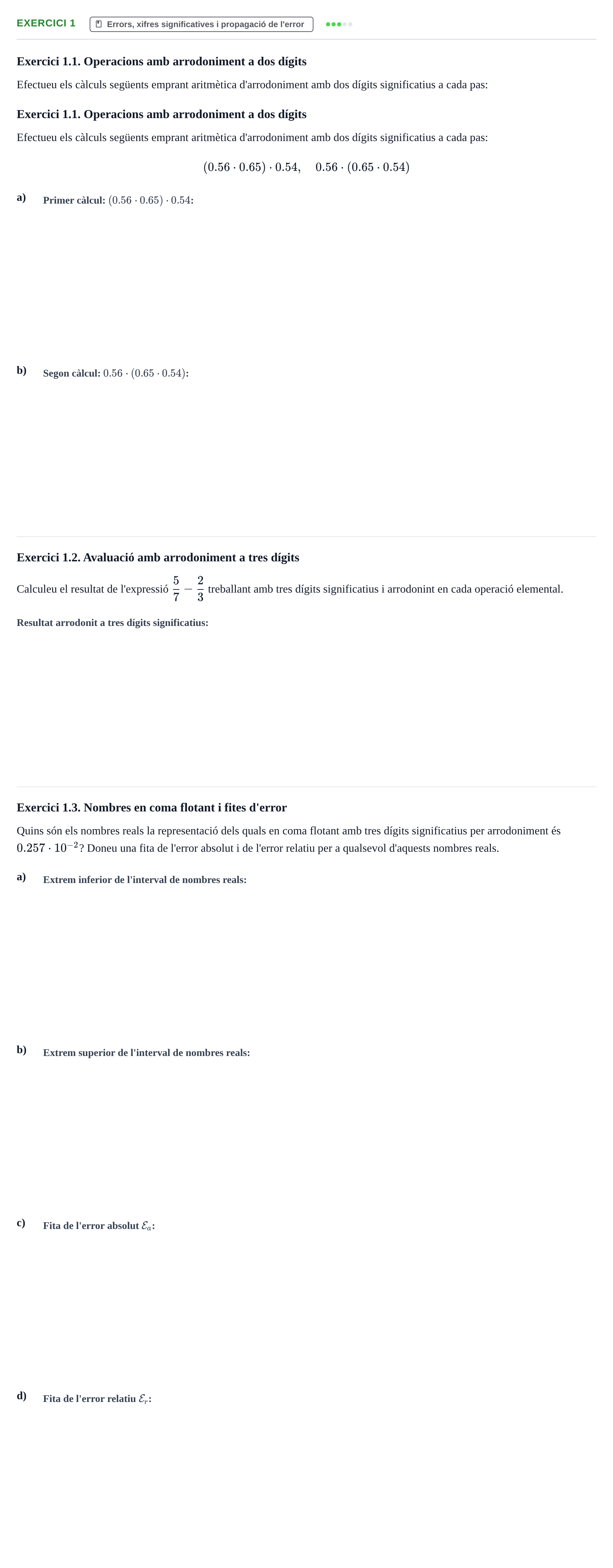 Enunciado: Exercici 1